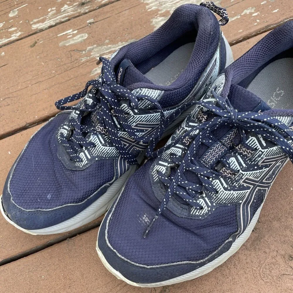 ASICS Women's Size 8.5 Gel-Venture 9 Athletic Trail‎ Running Shoes Midnight/Fawn